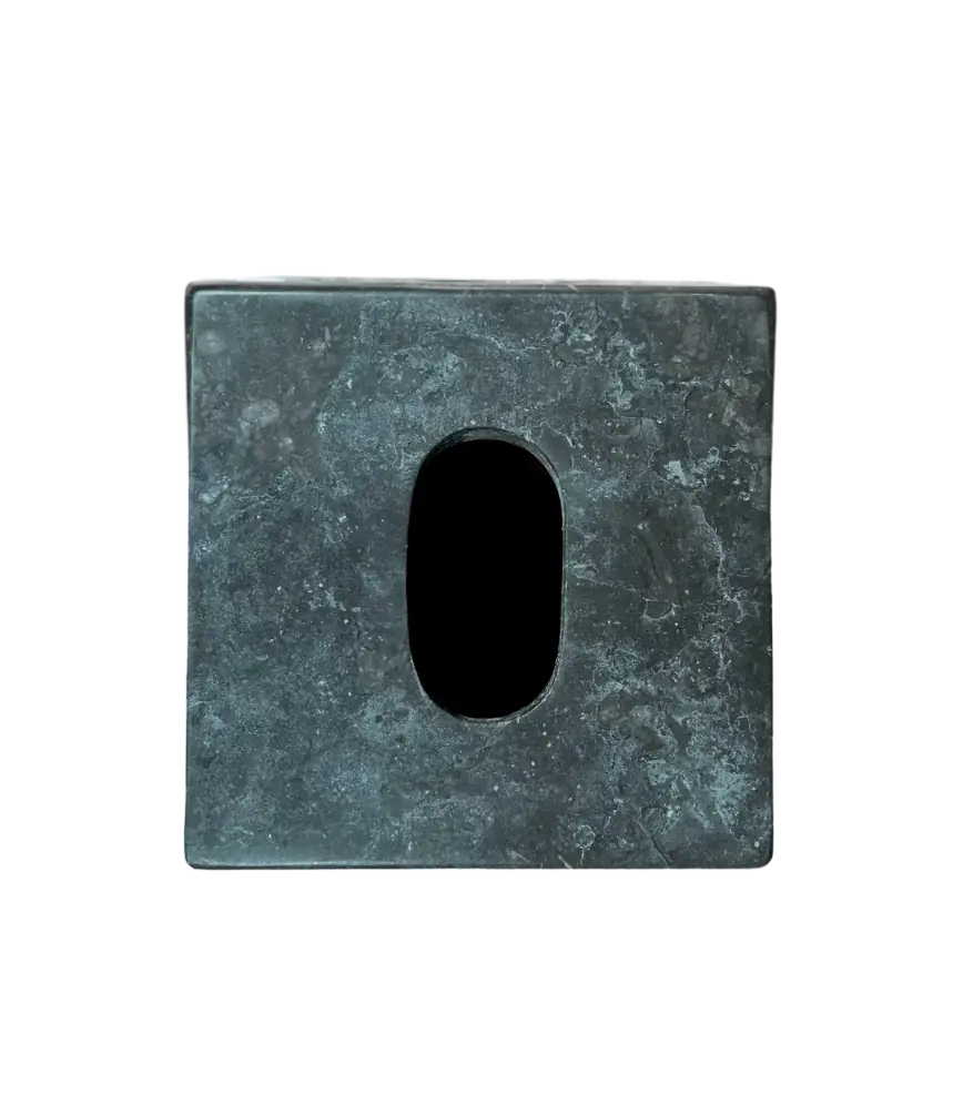 Grey Marble Tissue Holder